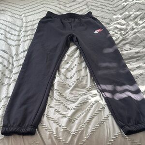 Nike Kids Black Sweatpants with Logo